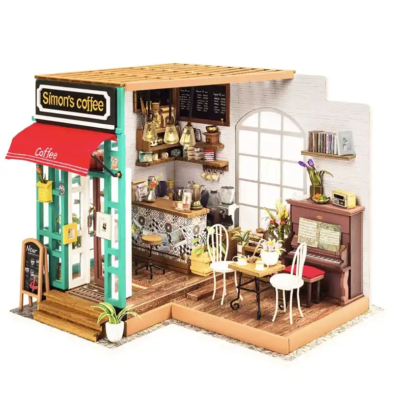 Achetez dès maintenant - Maquette de la cafétéria de Simon Robotime